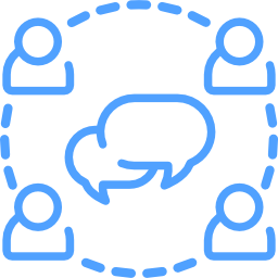 Interface of communication icon for a workforce management platform in a healthcare environment.